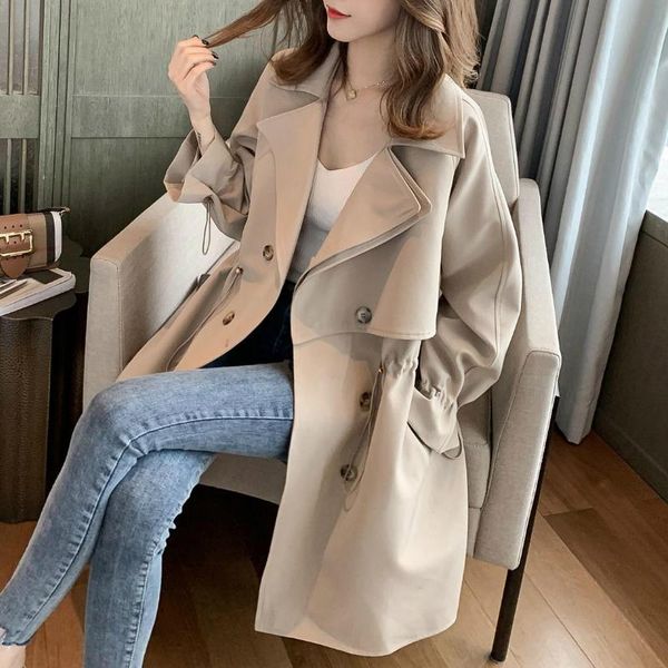 women's trench coats women spring thin solid large size 3xl loose trendy autumn coat casual korean style elegant slim all-match womens, Tan;black
women's trench coats women spring thin solid large size 3xl loose trendy autumn coat casual korean style elegant slim all-match womens, Tan;black