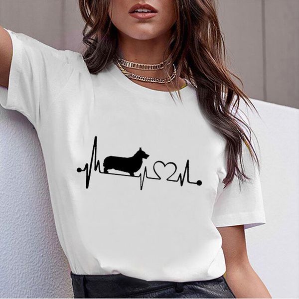 ullzang medical ecg printing summer women t shirt harajuku graphic fashion clothing, White
ullzang medical ecg printing summer women t shirt harajuku graphic fashion clothing, White