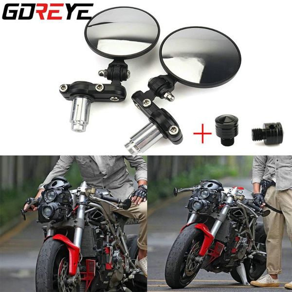 1pair universal 7/8" round bar end rear mirrors moto motorcycle motorbike scooters rearview mirror side view
1pair universal 7/8" round bar end rear mirrors moto motorcycle motorbike scooters rearview mirror side view