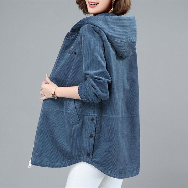 women's trench coats 2021 spring autumn fashion corduroy zipper jacket female hooded loose outwear plus size 5xl casual windbreaker coa, Tan;black
women's trench coats 2021 spring autumn fashion corduroy zipper jacket female hooded loose outwear plus size 5xl casual windbreaker coa, Tan;black