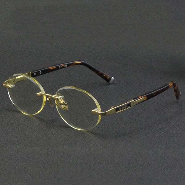 sunglasses luxury rimless oval man woman natural crystal stone glass lens sun glasses acetate frame vintage quality, White;black
sunglasses luxury rimless oval man woman natural crystal stone glass lens sun glasses acetate frame vintage quality, White;black