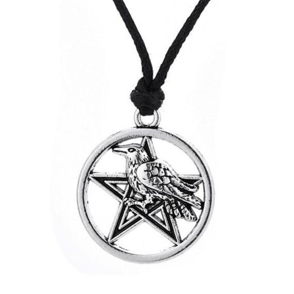 pendant necklaces vintage style chain pentagram and dove pattern viking amulet peace mean personality zinc alloy drop, Silver
pendant necklaces vintage style chain pentagram and dove pattern viking amulet peace mean personality zinc alloy drop, Silver