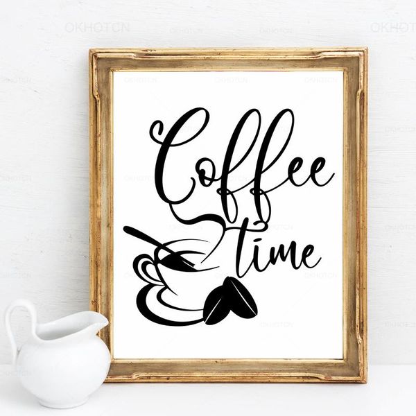 paintings coffee time quotes art prints poster kitchen wall decor black and white minimalist cafe corner painting canvas
paintings coffee time quotes art prints poster kitchen wall decor black and white minimalist cafe corner painting canvas