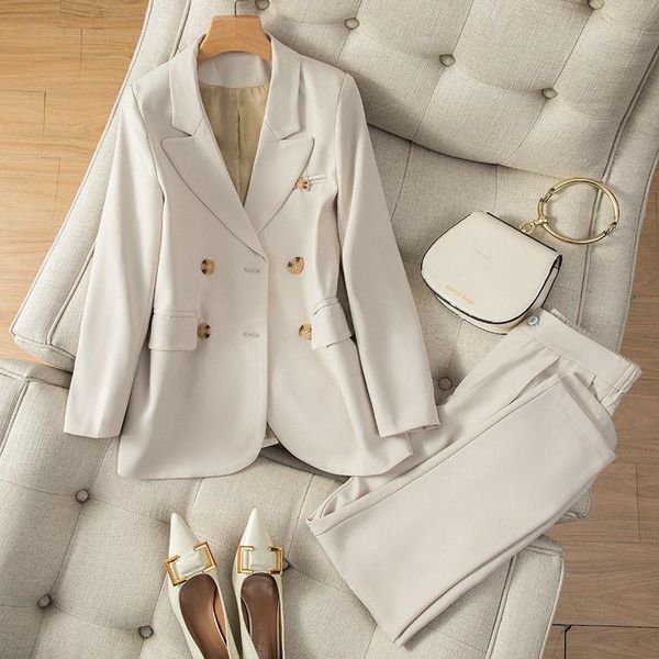 women's suits & blazers women 2021 spring autumn elegant double breasted suit jacket office ladies female notched collar blazer busines, White;black
women's suits & blazers women 2021 spring autumn elegant double breasted suit jacket office ladies female notched collar blazer busines, White;black