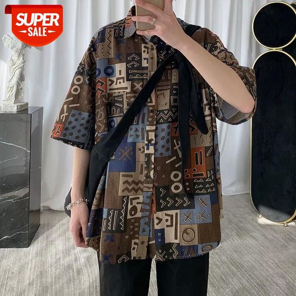 2020 summer men's printing short-sleeved hawaiian shirt casual male camisa masculina french cuff mens fashion shirts #pj1y, White;black
2020 summer men's printing short-sleeved hawaiian shirt casual male camisa masculina french cuff mens fashion shirts #pj1y, White;black