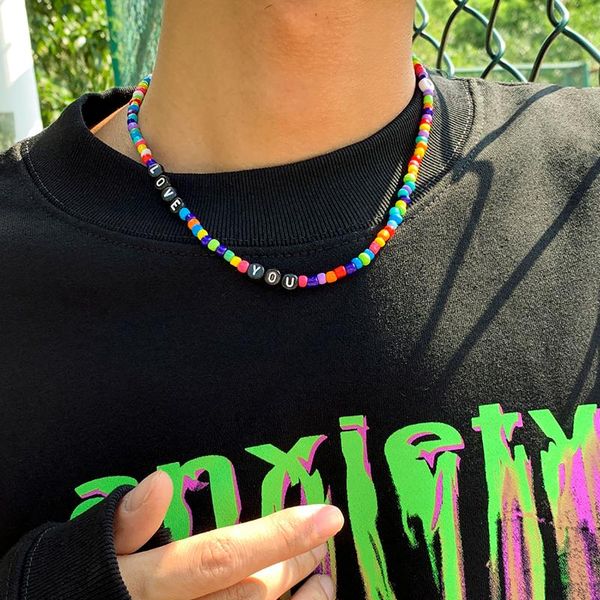 chokers shixin bohemia asymmetry colorful beads choker necklace men/women fashion summer letter heart 2021 couples jewelry, Golden;silver
chokers shixin bohemia asymmetry colorful beads choker necklace men/women fashion summer letter heart 2021 couples jewelry, Golden;silver