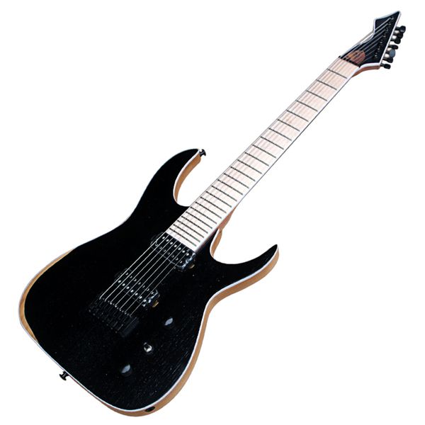 factory outlet-7 strings black electric guitar with maple fretboard,24 frets,customized color and logo available
factory outlet-7 strings black electric guitar with maple fretboard,24 frets,customized color and logo available
