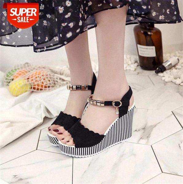 open toe gingham wedges 10cm high heel sandals women 2019 summer shoes buckle strap string bead chain ladies #h52v, Black
open toe gingham wedges 10cm high heel sandals women 2019 summer shoes buckle strap string bead chain ladies #h52v, Black