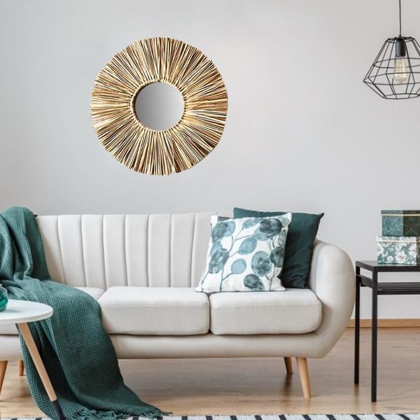 tapestries home straw plaited art living room nordic style makeup decorative mirror wall hanging bedroom bathroom pography prop
tapestries home straw plaited art living room nordic style makeup decorative mirror wall hanging bedroom bathroom pography prop