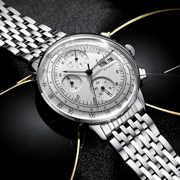 wristwatches luxury men's mechanical watch fashion mens automatic watches luobin business multi-function wristwatch waterproof luminous, Slivery;brown
wristwatches luxury men's mechanical watch fashion mens automatic watches luobin business multi-function wristwatch waterproof luminous, Slivery;brown