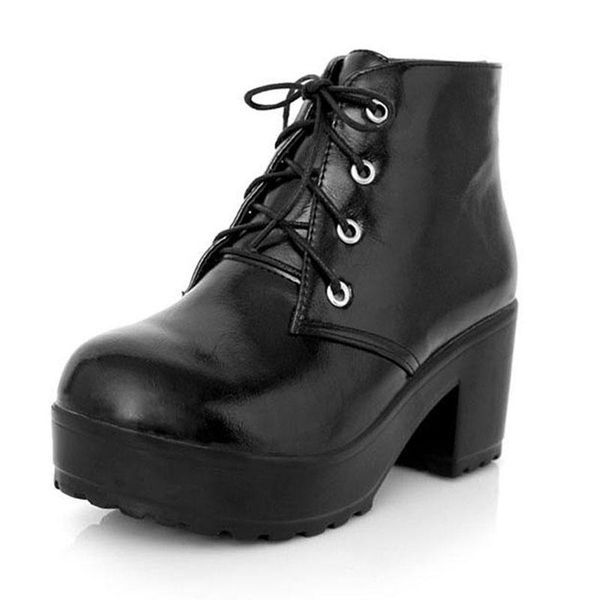 boots punk style women chunky heels pu leather ankle platform shoes woman black white 2colors zapatos mujer
boots punk style women chunky heels pu leather ankle platform shoes woman black white 2colors zapatos mujer