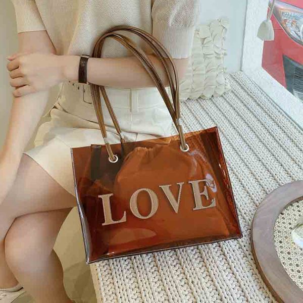fashion transparent pvc handbag women brand l letter printed 2 pcs small clutches totes jelly female crossbody shoulder bag
fashion transparent pvc handbag women brand l letter printed 2 pcs small clutches totes jelly female crossbody shoulder bag