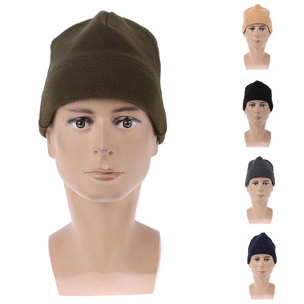 1pc winter warm cap polar fleece thickened army beanie hat outdoor hats, Black;white
1pc winter warm cap polar fleece thickened army beanie hat outdoor hats, Black;white