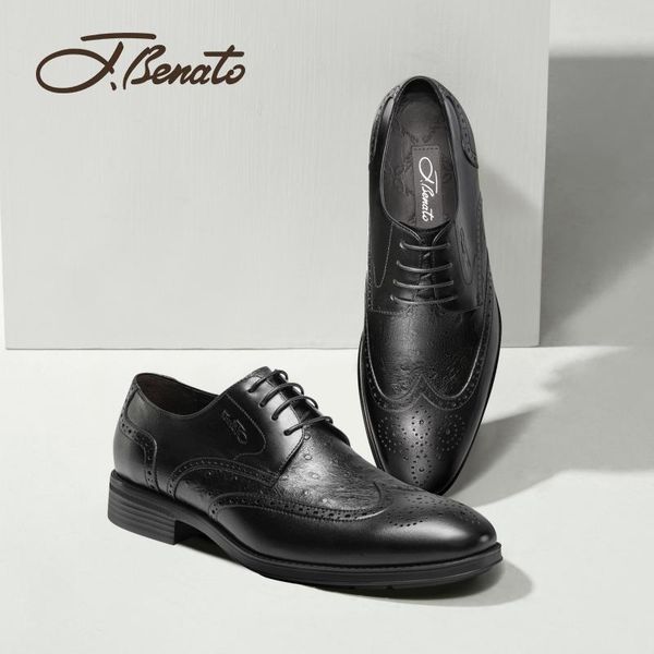 dress shoes j.benato man spring and summer british business leather men's formal brock carved lace wedding, Black
dress shoes j.benato man spring and summer british business leather men's formal brock carved lace wedding, Black