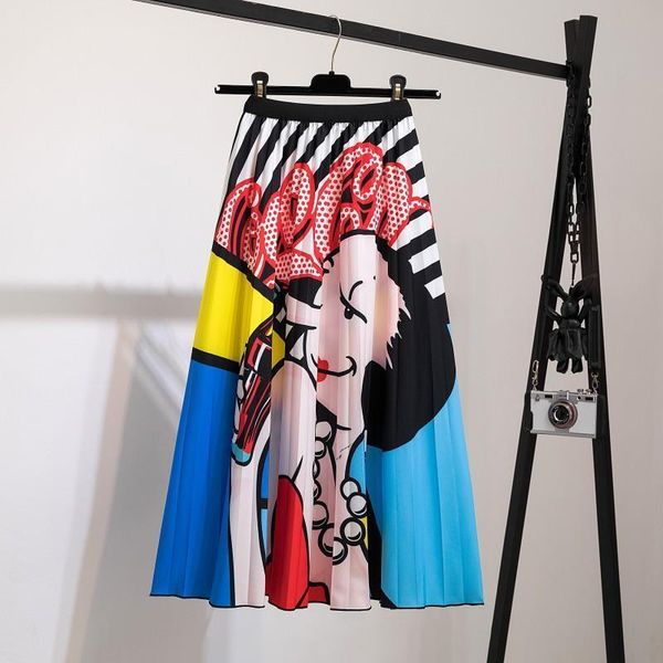 young cartoon print pleated mouse womens skirts dress girl summer spring long for girls, Black
young cartoon print pleated mouse womens skirts dress girl summer spring long for girls, Black