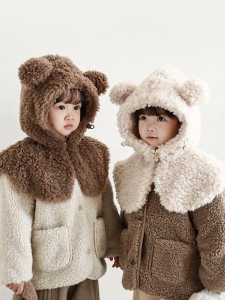 caps & hats children's plush cute little bear stand ears big shawl design baby winter windproof warm hat tide, Yellow
caps & hats children's plush cute little bear stand ears big shawl design baby winter windproof warm hat tide, Yellow