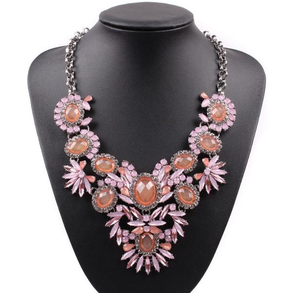 chains arrival design fashion pendant necklace colorful resin crystal chunky statement chain for women party jewelry, Silver
chains arrival design fashion pendant necklace colorful resin crystal chunky statement chain for women party jewelry, Silver