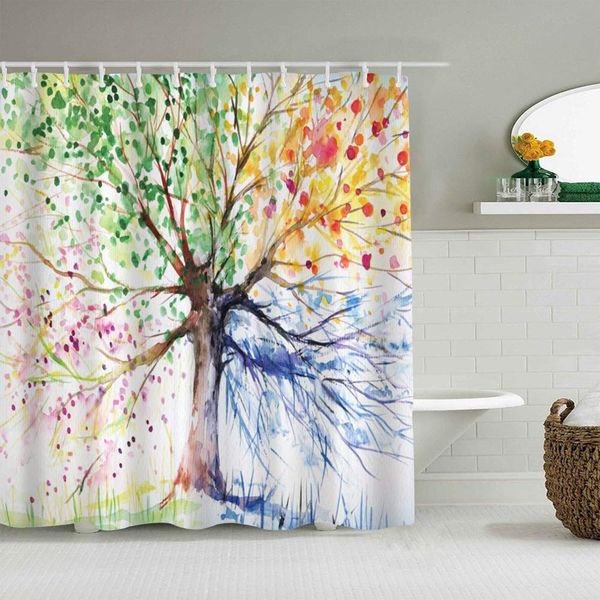 shower curtain watercolor style tree with colorful blooming branches 4 seasons theme waterproof bath curtains hooks included
shower curtain watercolor style tree with colorful blooming branches 4 seasons theme waterproof bath curtains hooks included