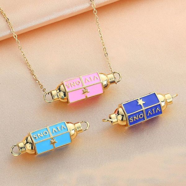 pendant necklaces 2021 autumn and winter latest prism box enamel necklace for women creative ins style simple fashionable color, Silver
pendant necklaces 2021 autumn and winter latest prism box enamel necklace for women creative ins style simple fashionable color, Silver