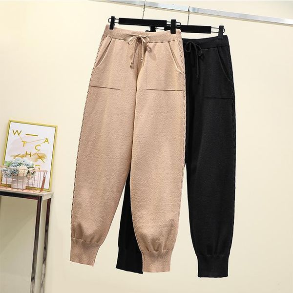 women's pants & capris 4xl good quality plus big size panty women spring winter autumn 2021 black loose thin knit haroun casual female, Black;white
women's pants & capris 4xl good quality plus big size panty women spring winter autumn 2021 black loose thin knit haroun casual female, Black;white