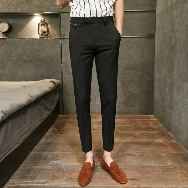 thickened small trousers men's autumn and winter british business casual feet embroidery pants male growth suits & blazers, White;black
thickened small trousers men's autumn and winter british business casual feet embroidery pants male growth suits & blazers, White;black