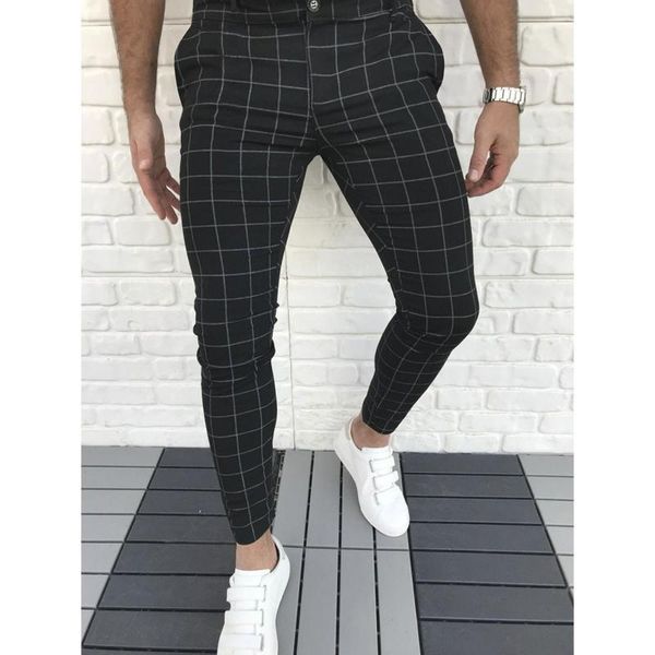 men casual plaid print loose pants joggers sweatpants overalls zipper clothing 2021 slim fit women fashions trousers men's, Black
men casual plaid print loose pants joggers sweatpants overalls zipper clothing 2021 slim fit women fashions trousers men's, Black