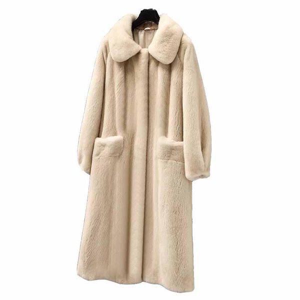 women's fur & faux fad mink coat women winter velvet jacket plus size x-long thicken casual outwear kw296, Black
women's fur & faux fad mink coat women winter velvet jacket plus size x-long thicken casual outwear kw296, Black