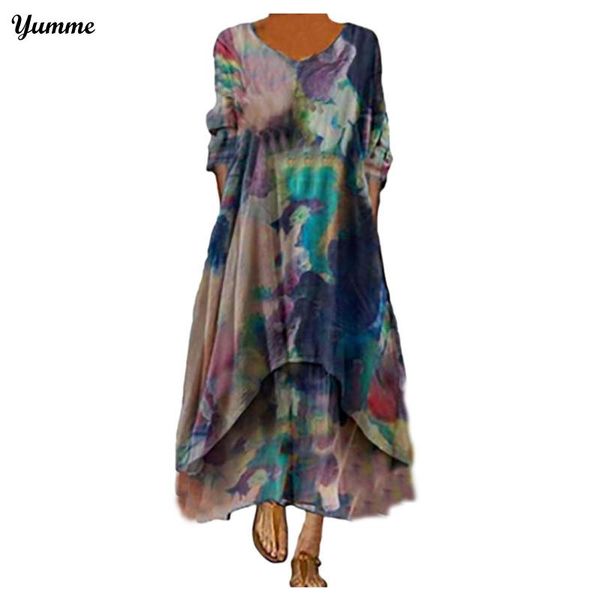 casual dresses vintage print dress 2021 plus size daily long for women sleeve irregular hem beach maxi robe femme, Black;gray
casual dresses vintage print dress 2021 plus size daily long for women sleeve irregular hem beach maxi robe femme, Black;gray