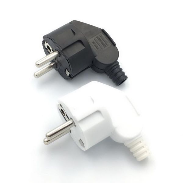 smart power plugs black white 250v 10a eu universal detachable wiring adaptor plug european elbow 2 pins cord male socket
smart power plugs black white 250v 10a eu universal detachable wiring adaptor plug european elbow 2 pins cord male socket