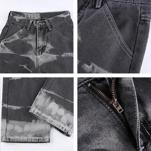 women's jeans brown tie dye print y2k baggy mom women 2021 vintage aesthetic straight denim pants high waist gray trousers streetwear, Blue
women's jeans brown tie dye print y2k baggy mom women 2021 vintage aesthetic straight denim pants high waist gray trousers streetwear, Blue