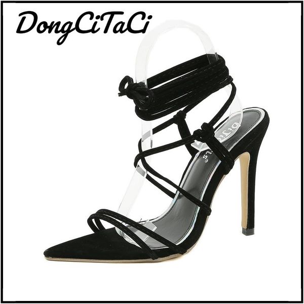 sandals dongcitaci women gladiator ankle strapped pointed toe cross strappy high heels fashion party shoes, Black
sandals dongcitaci women gladiator ankle strapped pointed toe cross strappy high heels fashion party shoes, Black
