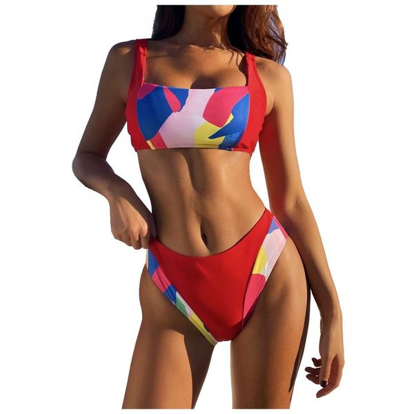 women's swimwear bathing suit ladies fashion swimsuit beach bikini stitching print split female bandeau push up micro bikinis, White;black
women's swimwear bathing suit ladies fashion swimsuit beach bikini stitching print split female bandeau push up micro bikinis, White;black