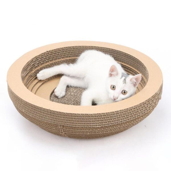 pet scratchboard bowl-shaped large corrugated paper cat nest house toys