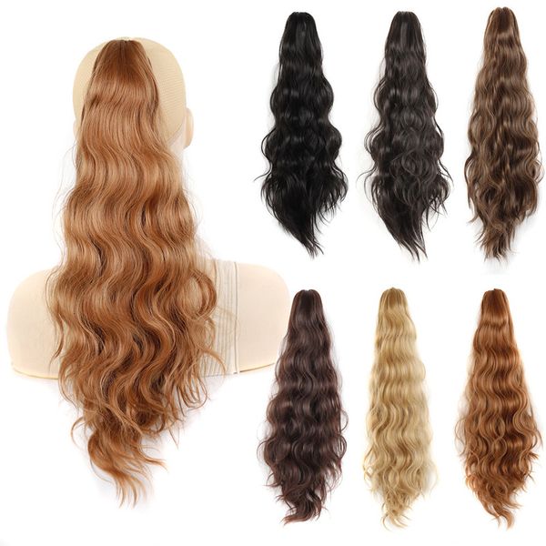 snake female grip medium long curl claw clip type chemical fiber wig omelet horsetail, Black;brown
snake female grip medium long curl claw clip type chemical fiber wig omelet horsetail, Black;brown