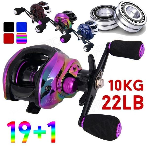 baitcasting reels fishing reel all metal spool 19+1bb 10kg/22lb max drag left right hand bait casting
baitcasting reels fishing reel all metal spool 19+1bb 10kg/22lb max drag left right hand bait casting