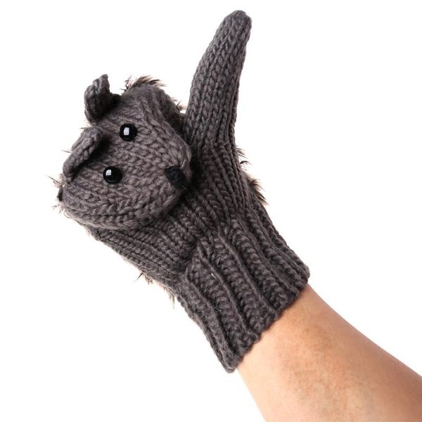 five fingers gloves women cartoon thicken winter hand warmer knitted wrist mittens, Blue;gray
five fingers gloves women cartoon thicken winter hand warmer knitted wrist mittens, Blue;gray