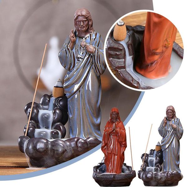 backflow incense burner ceramics jesus smoke 1pc creative notre-dame tower home decor fragrance lamps
backflow incense burner ceramics jesus smoke 1pc creative notre-dame tower home decor fragrance lamps