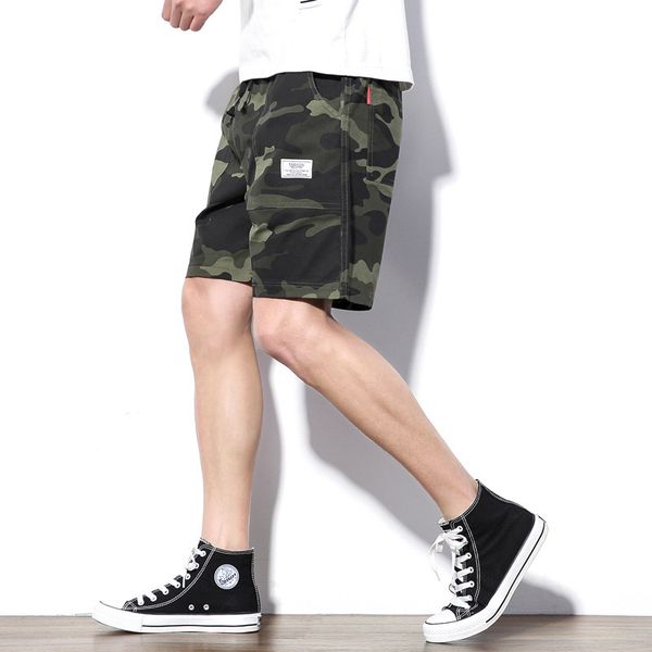 men's shorts plus size camouflage casual male military cargo knee length mens summer beach pants homme streetwear flf5, White;black
men's shorts plus size camouflage casual male military cargo knee length mens summer beach pants homme streetwear flf5, White;black