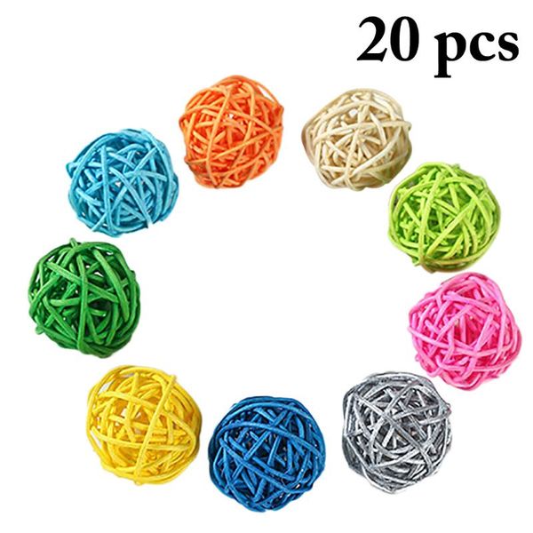 cat toys 20pcs 3cm rattan balls random color ball toy funny interactive chase pet throwing dorakitten
cat toys 20pcs 3cm rattan balls random color ball toy funny interactive chase pet throwing dorakitten