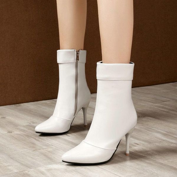 boots mid-calf boots winter women thin high heels pointed toe shoes fashion office ladies female big size 33-461 f2z9, Black
boots mid-calf boots winter women thin high heels pointed toe shoes fashion office ladies female big size 33-461 f2z9, Black