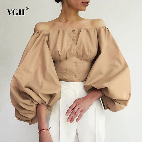 off shoulder black shirt for women slash neck lantern sleeve tunic casual blouse female fashion clothing 2021 autumn women's blouses &, White
off shoulder black shirt for women slash neck lantern sleeve tunic casual blouse female fashion clothing 2021 autumn women's blouses &, White