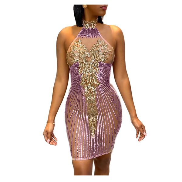 sequins panelled womens dresses fashion trend halter stripe pattern backless dress desigenr female casual slim evening short skirts, Black;gray
sequins panelled womens dresses fashion trend halter stripe pattern backless dress desigenr female casual slim evening short skirts, Black;gray