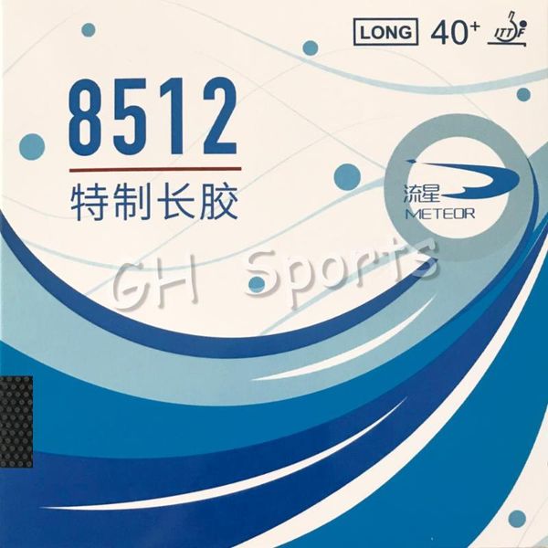table tennis raquets meteor 8512 pips long rubber pongwithout sponge (heet, ox)