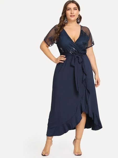 women's plus size t shirt large deep v lady style irregular hem gathered waist knitted jumpsuit long skirt available in four colors
women's plus size t shirt large deep v lady style irregular hem gathered waist knitted jumpsuit long skirt available in four colors
