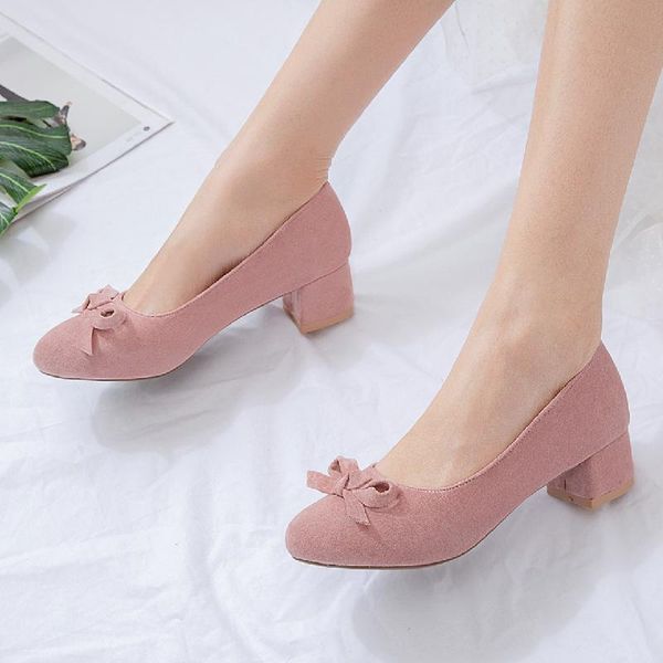 classic pink nude heels women pumps shoes sweet flock medium elegant ol working party woman 2021 spring dress, Black
classic pink nude heels women pumps shoes sweet flock medium elegant ol working party woman 2021 spring dress, Black