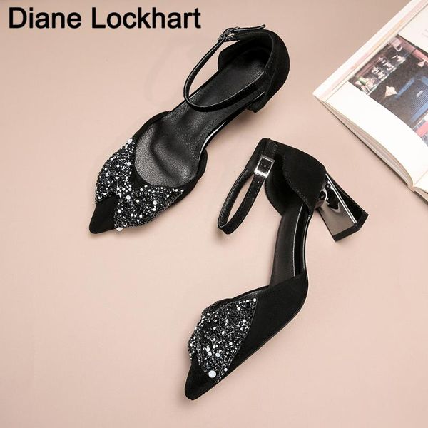 dress shoes women with bow high heels classic flock pointed sandals ladies party strappy pumps summer female mujer, Black
dress shoes women with bow high heels classic flock pointed sandals ladies party strappy pumps summer female mujer, Black