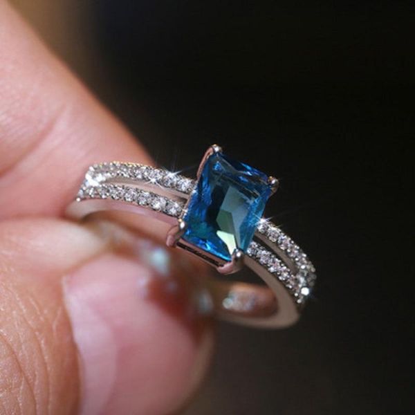 wedding rings 2021 trendy blue series charms female finger inlaid square cubic zircon stone party simple ring ladies jewelry, Slivery;golden
wedding rings 2021 trendy blue series charms female finger inlaid square cubic zircon stone party simple ring ladies jewelry, Slivery;golden