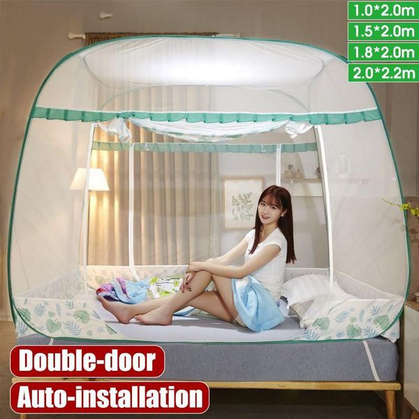 portable mosquito net double-door installation-foldable automatic up netting tent breathable kids bed home decor
portable mosquito net double-door installation-foldable automatic up netting tent breathable kids bed home decor