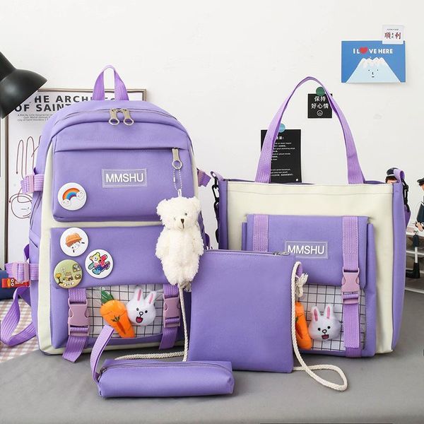 backpack student schoolbag female 2021 fashion junior high school large capacity korean ins four-piece
backpack student schoolbag female 2021 fashion junior high school large capacity korean ins four-piece