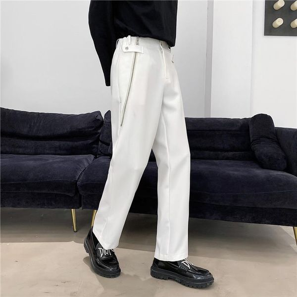 side zipper casual streetwear women pant fashion suit male japan korea style vintage pants black white long trousers
side zipper casual streetwear women pant fashion suit male japan korea style vintage pants black white long trousers